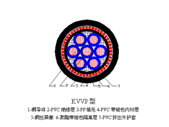 KVVP控制電纜結(jié)構(gòu)圖